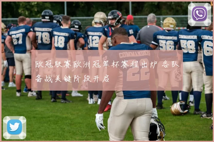 欧冠联赛欧洲冠军杯赛程出炉 各队备战关键阶段开启